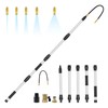 TianfuSpanda 8FT/2.4M Gutter Cleaner Tool from Ground, Extendable Gutter Cleaning