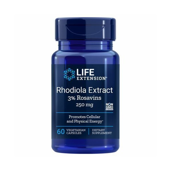 Rhodiola Extract 60 vcaps 250 mg by Life Extension
