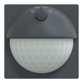 Schneider Electric Merten MEG5711-0414 ARGUS 180 UP Sensor Module with Switch for System M Motion Sensor for Indoor Use with Anti-Creep Protection, Anthracite