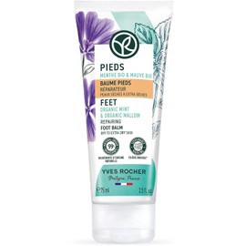 Yves Rocher Bálsamo Reparador de Pies 2.5 Oz, Para Secos y Talones Agrietados, Suaviza y Repara Piel Extra Seca, 75 Ml Para Pies Secos y Talones Agrietados, Suaviza y Repara, Piel Extra Seca, 2.5 Oz