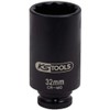 KS Tools 150.1706 Special drive shaft impact socket, 1/2", 32mm