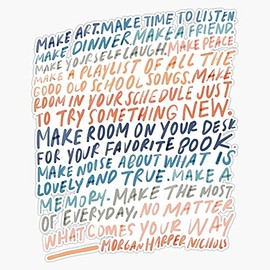 Magnet Morgan Harper Nichols Quote. Magnet Bumper Sticker Car Magnet Flexible Reuseable Magnetic Vinyl 5"