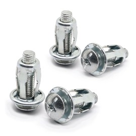 BENLIUDH 20pcs Hollow Wall Anchors for Thin Walls Heavy Duty, M6 x 1"