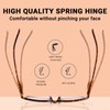 TERAISE 4 Pcs Anti-blue Light Computer Reading Glasses with Spring