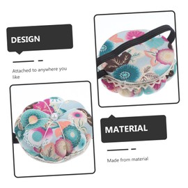 Milisten 3pcs Pin Cushions Wristband Vintage Floral Pumpkin Sewing Pins Holder for Sewing and Quilting DIY Sewing Craft Kit