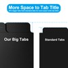 3 Ring Binder Dividers with 5-Tabs for Letter Size, 1/5
