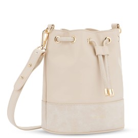 Expatrié Handtasche Damen Klein Beige - Sarah Small - Crossbody Schultertasche aus Veganem Leder - Elegante Kleine Umhängetasche für Freizeit - Mini Tasche mit abnehmbarem Schultergurt