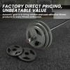 Aurorafy 2 Inch Olympic Cast Iron Weight Plate, 4 x