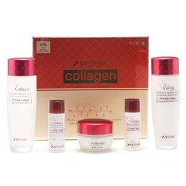 Meoncell W clinic women's basic cosmetics marine collagen 3-piece set w / 메온셀 W clinic 여자기초화장품 마린콜라겐 3종 세트w