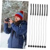 Gatuida 20pcs Camera Lens Caps Leash Keeper Elastic Ropes for