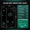 MARS HYDRO 2.6x2.6 Advanced Grow Tent, 32"x32"x63" High Reflective Mylar