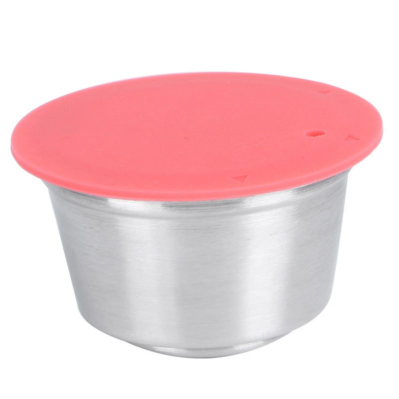 Stainless Steel Reusable Refillable Coffee Capsule Cup Fit for Dolce