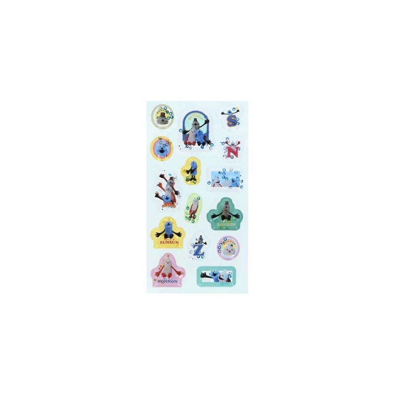 Sun-Star Stationery Puppet Sun-Sun Goods Sticker Cotton Candy Capsule Pop