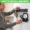 6 Pcs Magnetic Key Holder for Fridge with 10 Hooks,