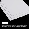 sourcing map EVA Foam Sheets White 7.8 x 5.9 Inches