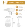 Night Lights Plug Into Wall [2 Pack], Amber Warm Night