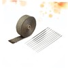 FELTECHELECTR Titanium Exhaust Wrap Heat Insulation Tape with Stainless Steel