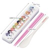 Skater CCS3SAAG-A Chopsticks Set, 7.1 inches (18 cm), Colorful Peach