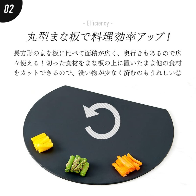 iMedia 1009644 Cutting Board, Dishwasher Safe, Round Cutting Board, Heat