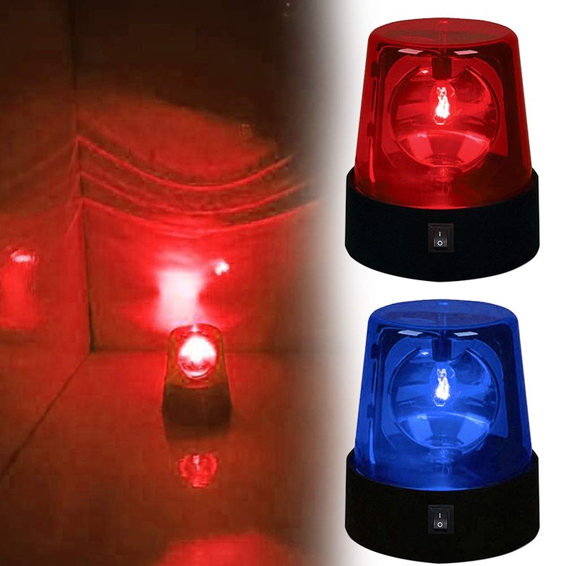 LED 360 Rotating DJ Flashing Stage Effect Battery Powered Strobe