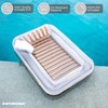 SWIMLINE Suntan Tub Classic Inflatable Tanning Lounge Float with Adjustable