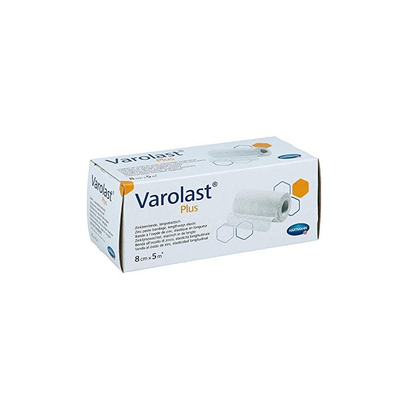 Varolast Plus Zinkleimbinde 8cmx5m 931582, 1 St [Badartikel]