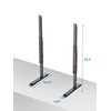 Universal Tabletop TV Legs for TV's 37-77", with Safety Straps,