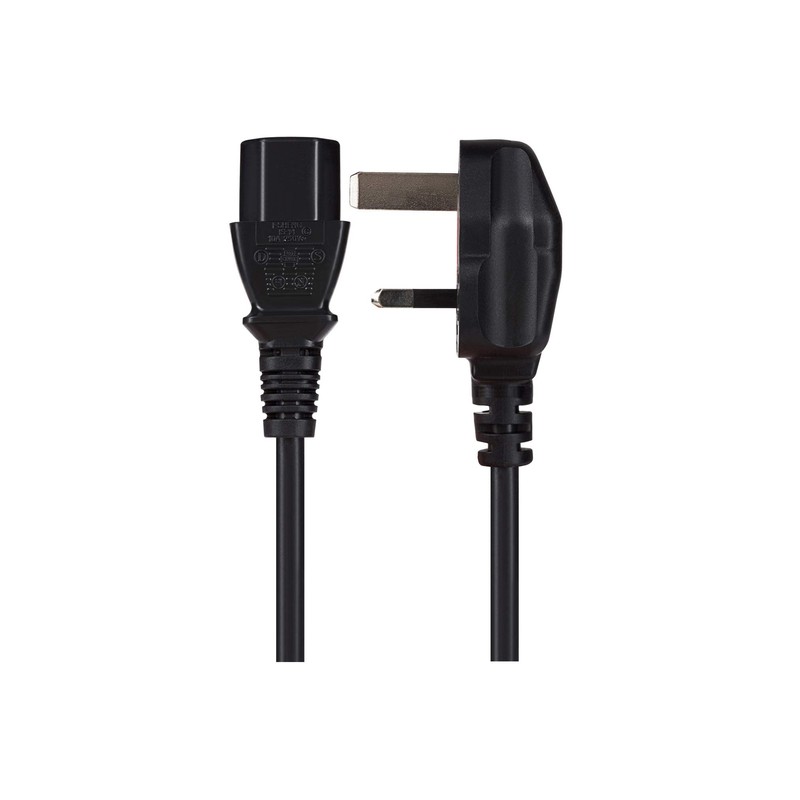 Maplin Power Lead IEC C13 Female Plug to UK 3
