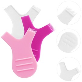 30 Pieces Lash Lift Pads Rods Silicone Eyelash Perming Curler and 80 Pieces Y Shape Eyelash Brush, Silicone Perming Curler Makeup Tools Y Comb Eyelash Brush (80pcsY+30pcs Pad-Colorful)