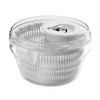 Guzzini Latina Large Transparent Salad Spinner, 11-Inches