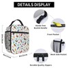 FREEHOTU Watercolor Birds Lunch Bag Double Insulated Leakproof Lunch Box