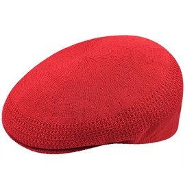 Kangol Tropic Ventair 504 Flat Cap, Red (Scarlet), Medium