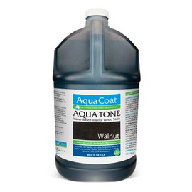 Aqua Coat Aqua Tone Water-Based Wood Stain (Gallon, Walnut)