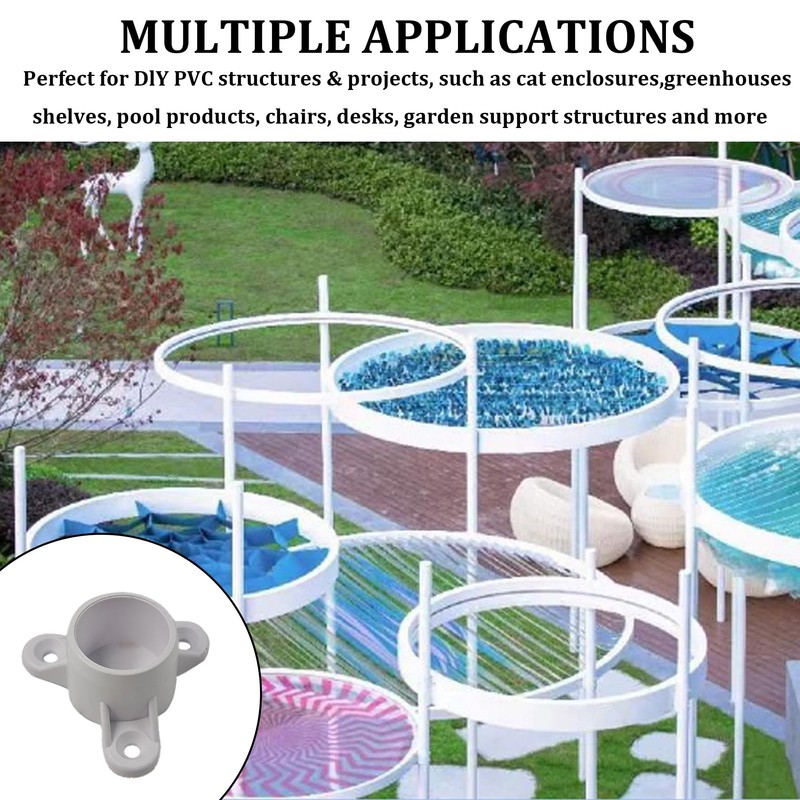 PDETVEO 6PCS 3/4 Inch PVC Table Leg Caps, Furniture Grade