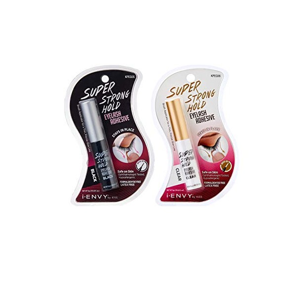 i•ENVY i-Envy by KISS Super Strong Hold Eyelash Adhesive, Waterproof