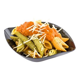 Restaurantware 3.5 x 4.5 Dessert Plates 100 Small Cocktail Plates - Square Wavy Edges Black Plastic Disposable Appetizer Plates Holds Sauces And Dips For Wedding Or Birthday Parties