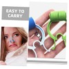 SAFIGLE 8 Pcs Nose Clips Lightweight Nose Bleed Stopper Kit