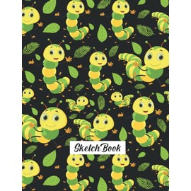 Caterpillar Sketchbook: Caterpillarerpillar Pattern Sketching, Sketch Drawing, Sketchbook For Men, Women, Girls, Boys And Kids