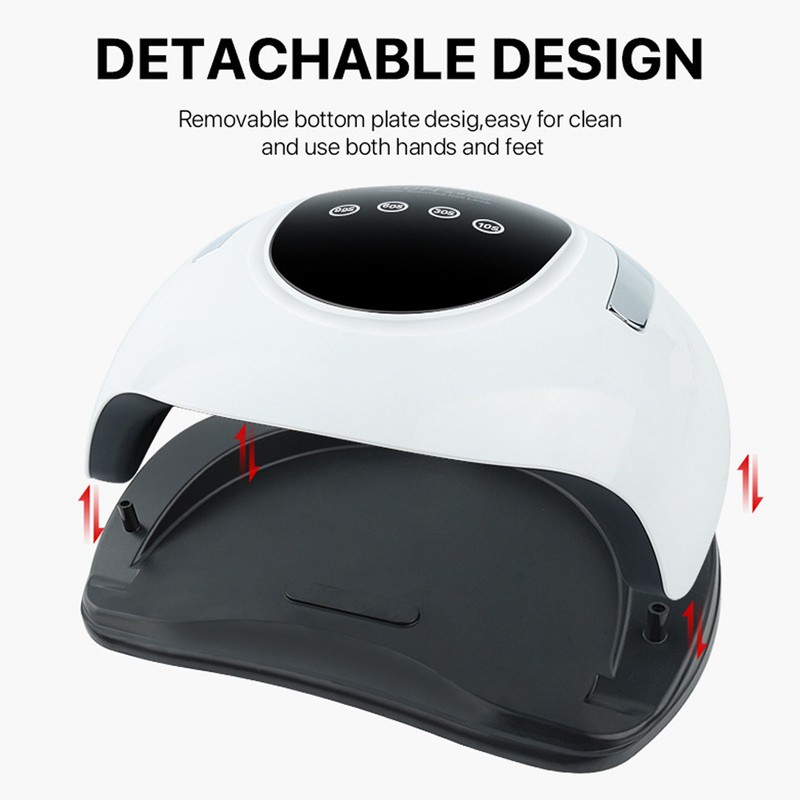 LED UV Nail Dryer 220W 57pcs Lamp Chips 4 Timers