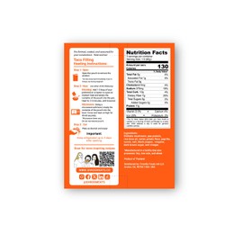 Shroomeats Vegan Taco Fillings - All-Natural Plant Based Ground Meat from Shiitake Mushrooms - Delicious and Nutritious Taco Filling Vegan Meat - Gluten Free/Allergen-Friendly - 6.35 Oz