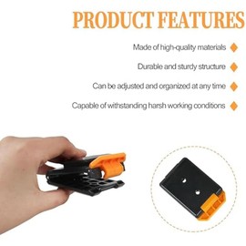 Tebbomp 6pcs Clip Tech Hubs for TOU-CT ClipTech Pouches,Tool Belt Clip Fits for Models TOU-CT-150 TB-CT-150SP