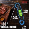Instant Read Meat Thermometer Digital - Waterproof Food Thermometer with