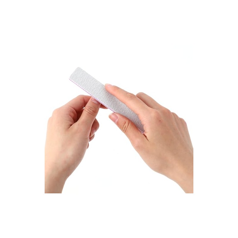 YUXIANLB 100 limas de uñas de grano 100/180 profesionales reutilizables