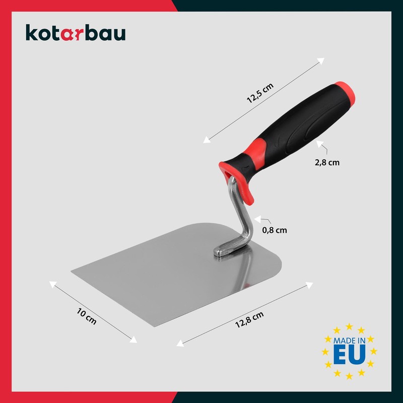 KOTARBAU® Stainless Steel Masonry Trowel 100 x 128 mm Plastering