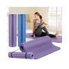 LuminaD Wide NBR 16mm Thick Yoga Mat with Strap for Pilates, Ballet, Exercise Select/Deep Purple