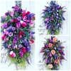 Artificial Flower Wreath Wreath with Lilacs Hyacinths Hydrangeas Spring Summer