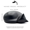 Black Cat Urn for Sleeping Cat, Pet Urn for Cat