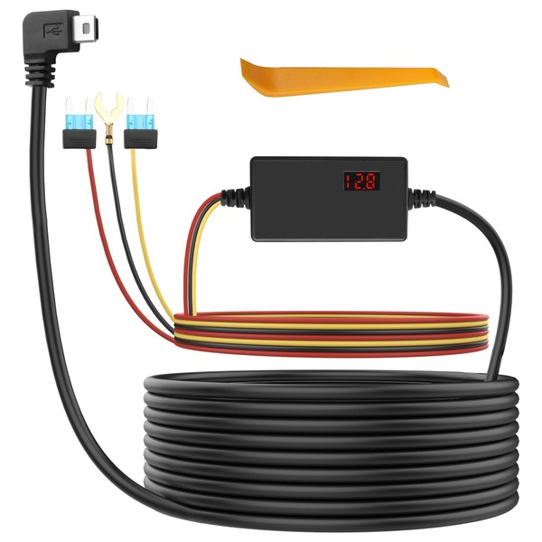 XMSJSIY Dash Cam Hardwire Kit Mini USB 12V-24V to 5V