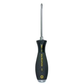 Wiha 53405 Phillips Screwdriver, Heavy Duty with MicroFinish Handle and Steel Striking Cap, 1 x 80mm