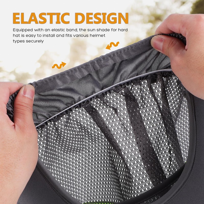 iplusmile Sun Shade for Helmets, For Construction Sites, Heatstroke Protection,